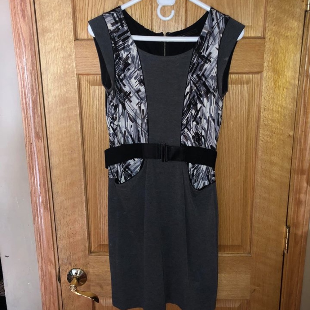 Gray Business Dress